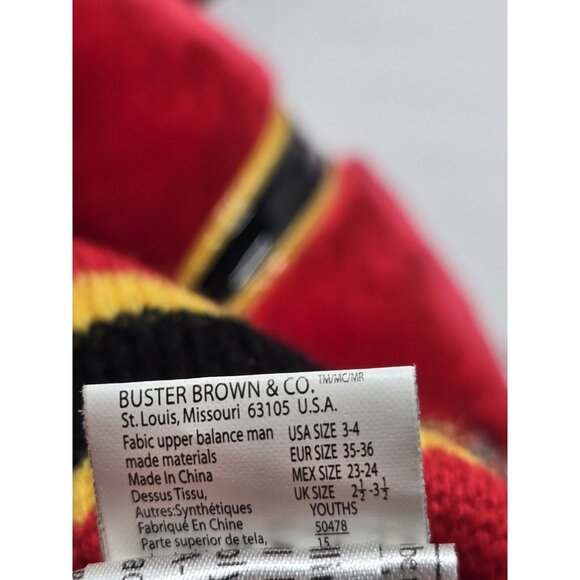 Power Rangers Mystic Force Red Ranger Kids Size 3/4 Plush House Slippers- VTG - Picture 13 of 16